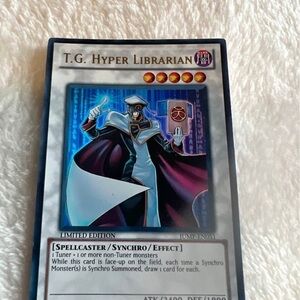 Yugioh T.G. Hyper Librarian JUMP-EN051 Limited Ed Promo Ultra Rare Card New